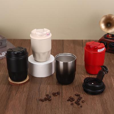 Nerezový hrnek na kávu 316, okvětní hrnek, termoska, vysoce hodnotný hrnek s dvojitým pitím, mini auto