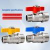 Copper Double Male Thread Valve Reducer: 6-point To 4-point Non-Stainless Steel for Gas/Water Heater Tap Pipe