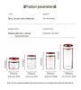 Vacuum Sealing Jar: Airtight, Moisture-Proof, Aroma-Lock, One-Key Operation for Tea, Coffee, Grains - Multi-Purpose Storage.