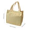 Simple Dotted Star Shoulder Bag Korean Style Casual Tote High Capacity Lunch Bag Comfortable Texture and Casual Commuting Bag