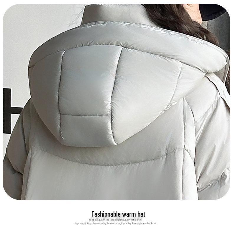 2025 Girls' Winter Fashion Padded Cotton Jacket - Thickened, Stylish Coat for Big Kids