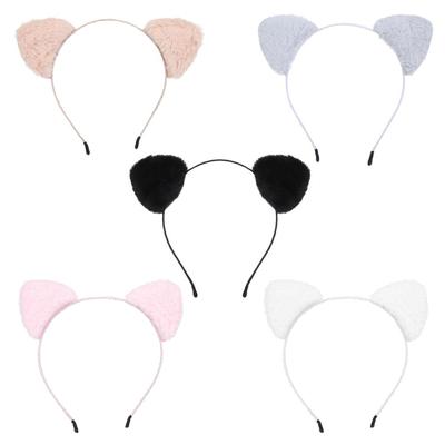 Party Bar Anime Cosplay Plush Cute Cartoon Hair Band Hair Hoop Cat Ears Headband Hair Accessories
