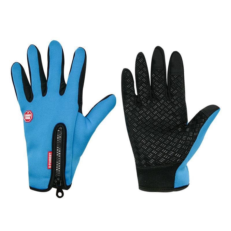 Warm Full-Finger Touchscreen Cycling & Mountaineering Gloves - Non-Slip, Cold-Proof Fleece