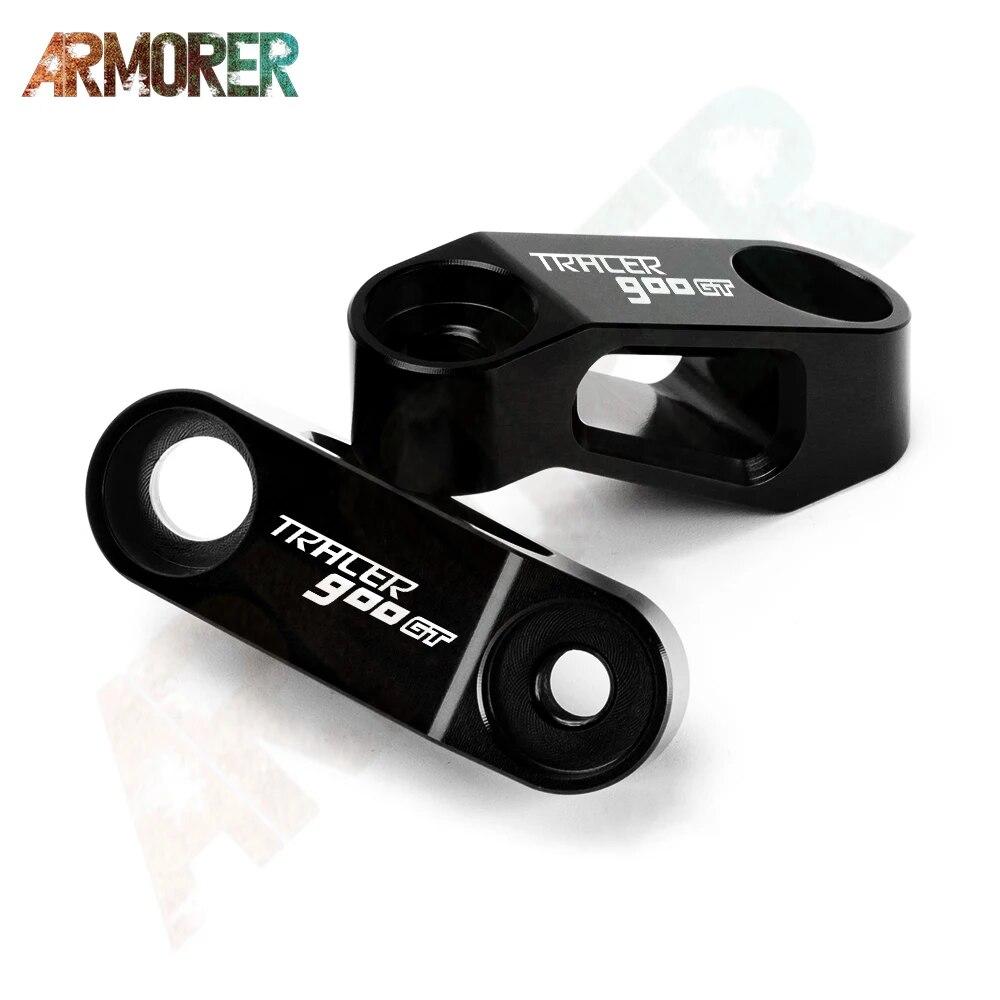 Motorcycle Accessories Mirror Extend Riser Spacers Extension Adapter For YAMAHA TRACER 900 GT TRACER 900GT TRACER900 GT - 2022