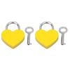 2pcs 30x39mm Size Heart Shaped Padlock 2 Sets Love Lock Padlock  For Romantic Occasions