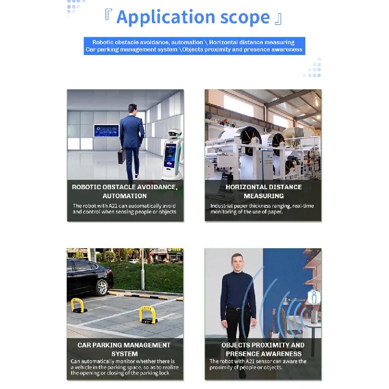 I2c Pixhawk APM Flight Control Ultrasonic Distance Measurement Measuring Sensor Automatic Sensing Intelligent AGV Robot