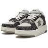 MLB New York Yankees Mid-Top Skateboard-Schuhe Unisex Schwarz Weiß 3ASXMDM6N-50BKS