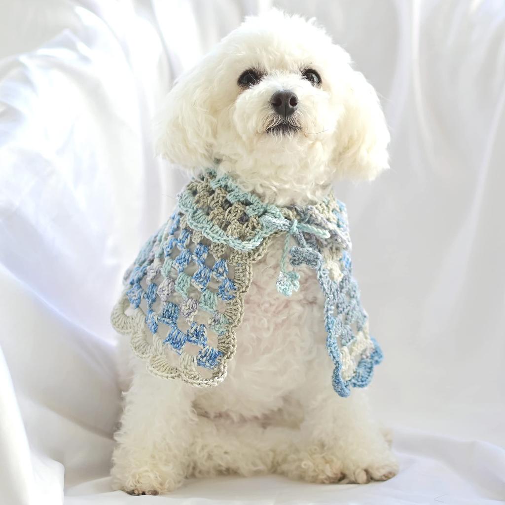 NASKA Knitting Kit Pet Pine Knit Cape Col.907 YH-4