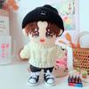 niannyyhouse Doll Clothing Set 20cm Twist Sweater Hat Shorts 3 Pieces Plush Toy Cotton Baby Doll Clothes