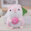 Adorable Hamster Plush Doll With Short Pile Material For Backpack Charm And Gift Ideas