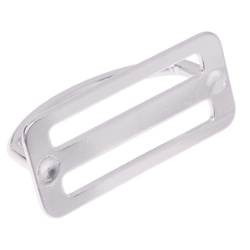 316 Stainless Steel Scuba Diving Weight Belt Slide Keeper D Ring Webbing Harness Belt Retainer Stopper Freediving Accessoires