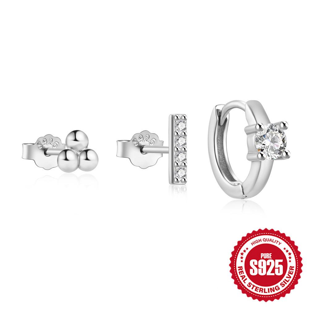 Triple Diamond Wear Earrings Earrings Earrings Set 3 Earrings Set