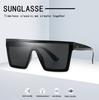 Vintage Oversized Square Sunglasses Big Frame Fashion Shades Unisex Women's Sun Glasses Gafas De Sol