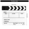 Acrylic Film Movie Directors Clapboard Magnetic Dry Erases Director Clapper Coating Board  Slates for Director Film Fans