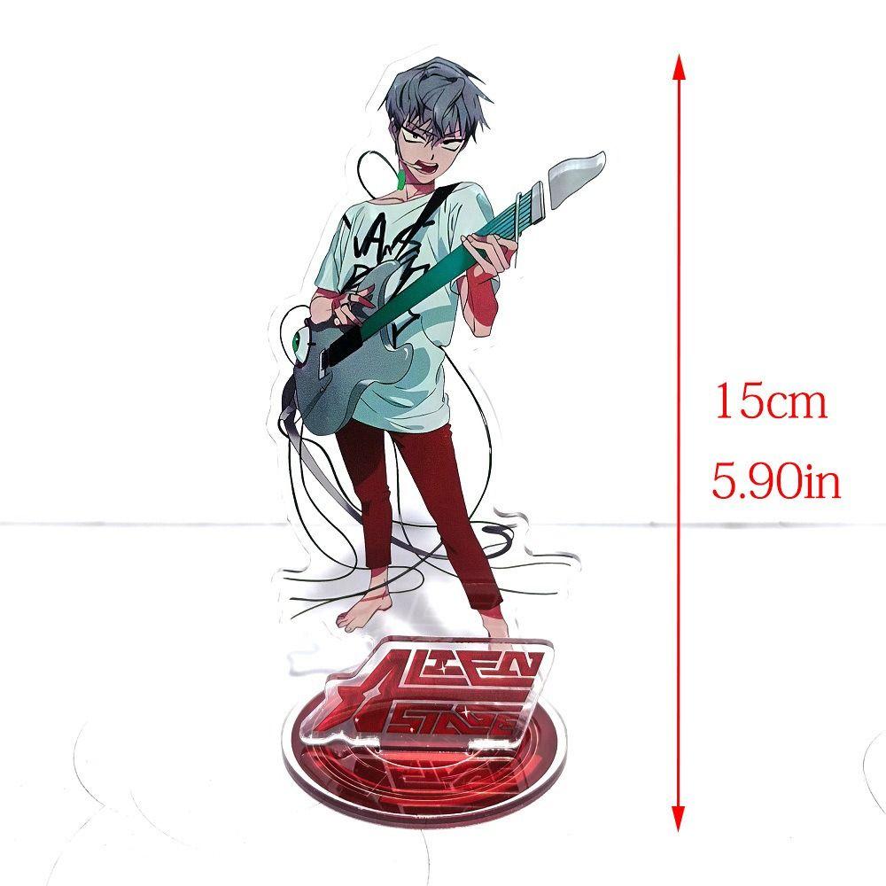 Kawaii Alien Stage Acrylic Stand Luka Mizi Room Decor Ivan Till Model Action Figure Desktop Ornaments Birthday Gift For Fans