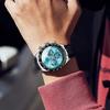 Męski Zegarek OLEVS, Stylowy, Czytelny, Popularny, Marka Modowa, Japoński Mechanizm Kwarcowy, Silikonowy Pasek Chronograf, Wyświetlacz Daty, Wodoodporny, Busi