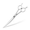 7.0 Inch Color Double Tail, Split, Pet Scissors, Pet Curved Scissors Practice Cutting