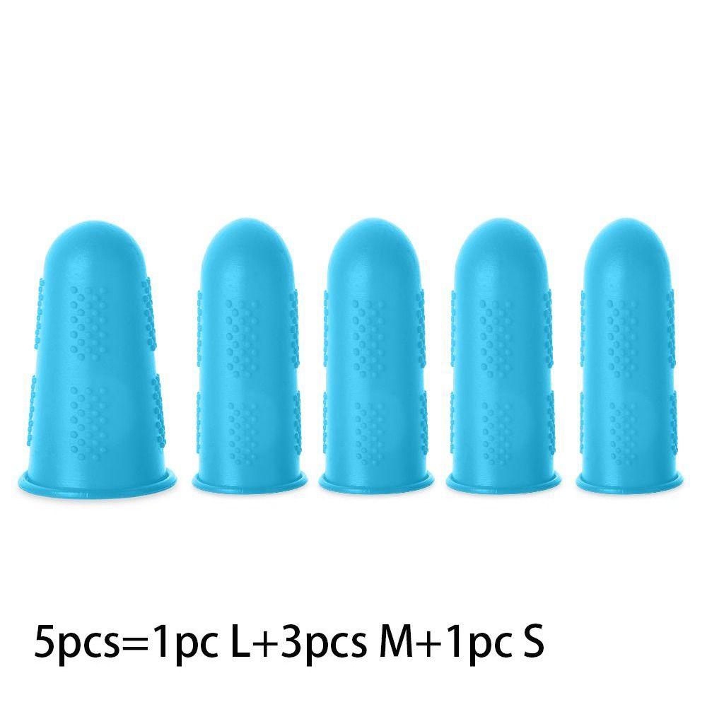 

Защитный наперсток от порезов, защита пальца, накладка на палец, напальчники, кухонный инструмент для готовки Color Random