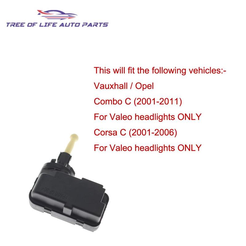 Front Headlight Beam Level Adjustment Motor Left Right 9114334 For Fits Opel Vauxhall Combo C And Corsa C 1207525 Valeo 88012