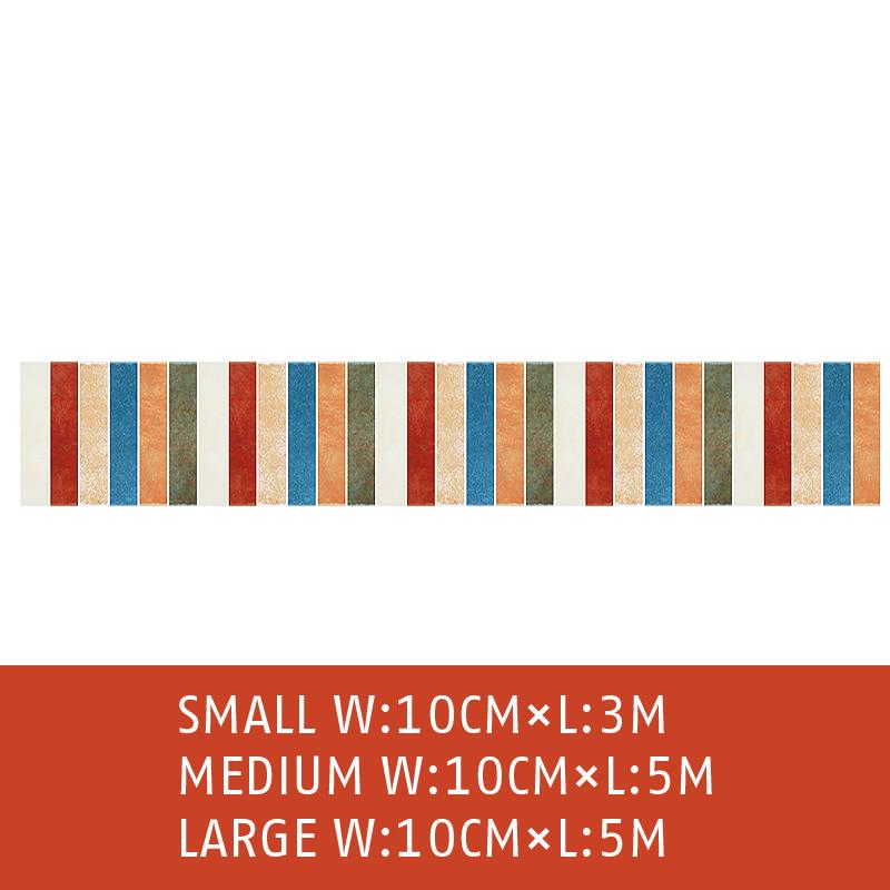 3/5M Self Adhesive Wall Skirting Border Sticker PVC Kitchen Cabinet Cupboard Waterproof Baseboard Wallpaper Wall Sticker