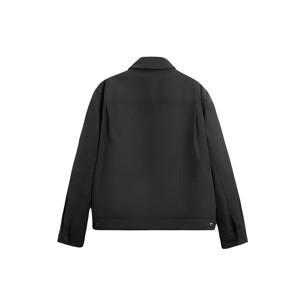 Zara Ss24 Year Of The Dragon Limited Edition Solid Color Single-Breasted Lapel Long Sleeve Cotton Coat Men Coats Black 5320415-800