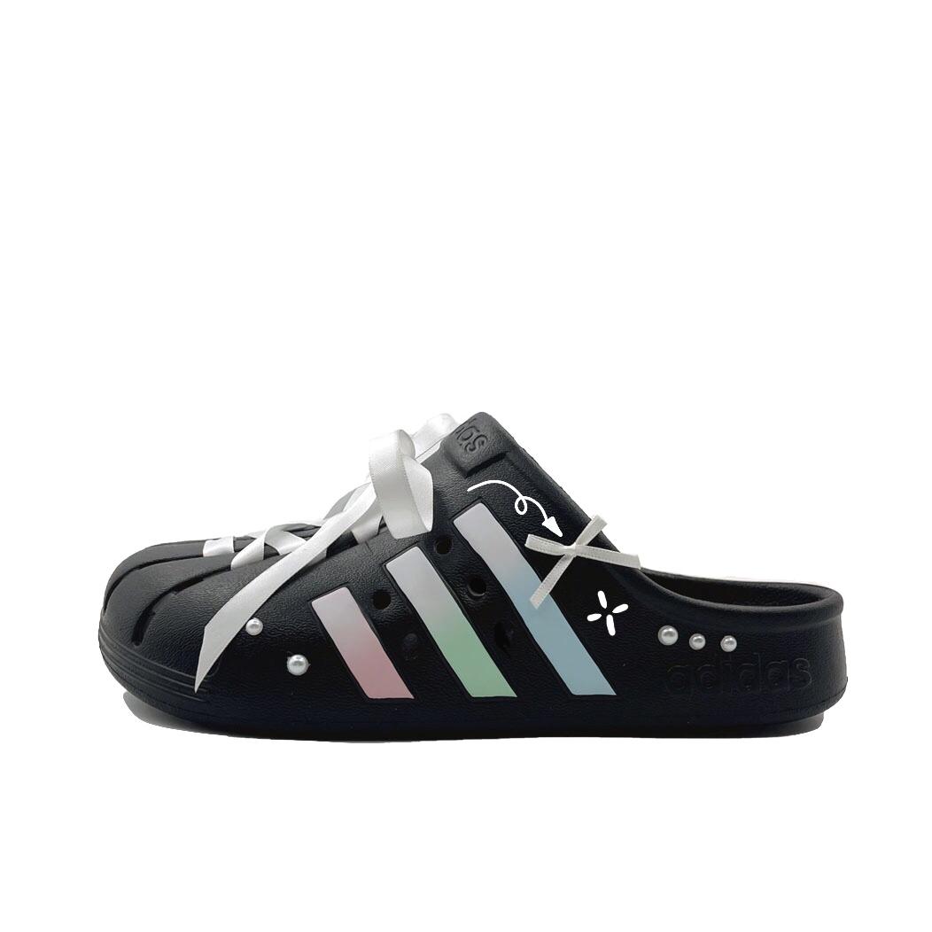 Adidas ADILETTE CLOGS No Special Function Closed Toe Slippers Unisex Black JH9848(Team641-) 42