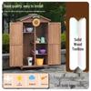 Waterproof Outdoor Garden Storage Cabinet for Tools & Sundries