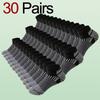6/12/30 Pairs Men Low Cut Socks Fashionable Versatile Odor Resistant Sweat Absorbing Comfortable Breathable Elastic Sports Socks