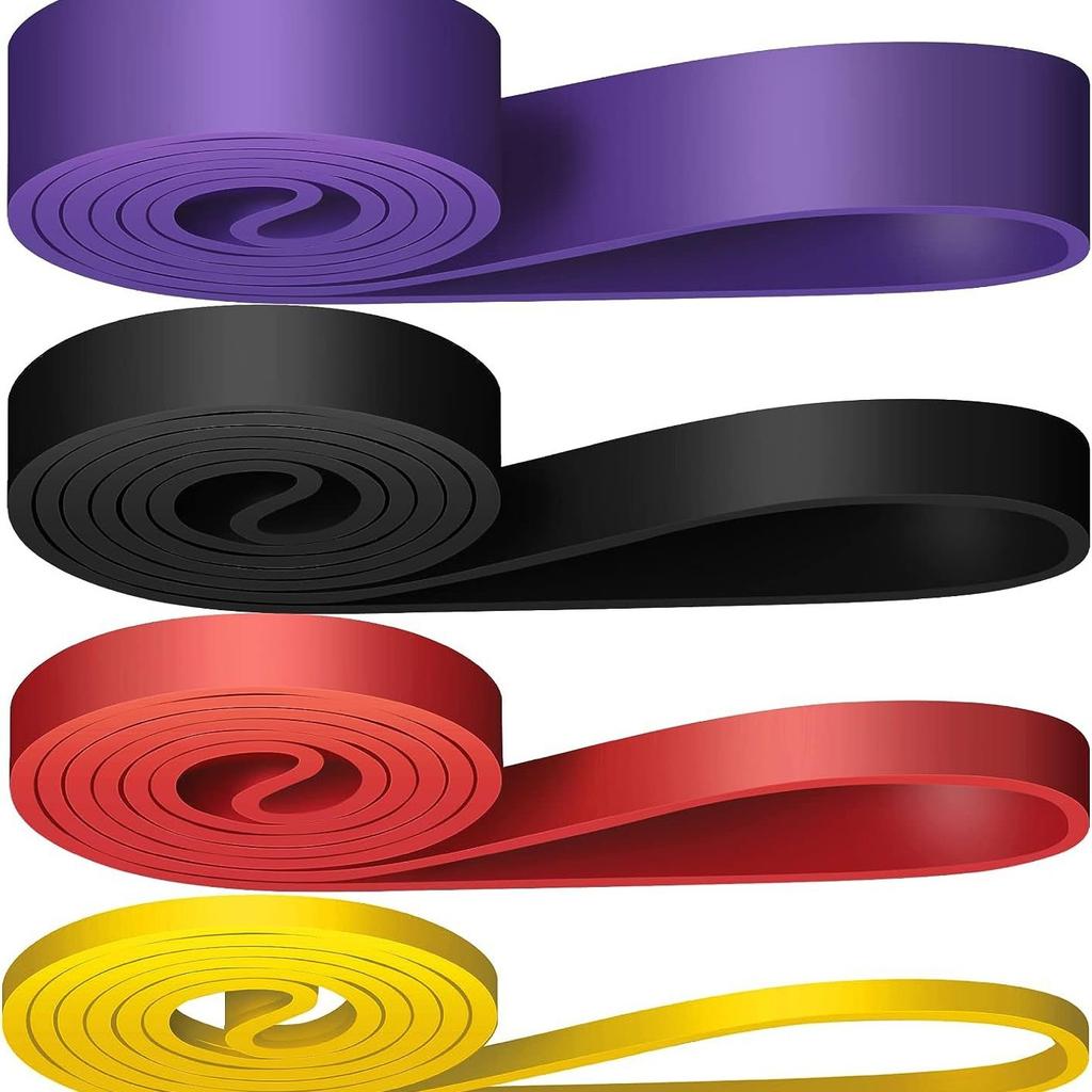 GPPNKC Indoor Fitness Resistance Bands Set with Door Anchor for Pull-Up Assistance