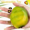 Strawberry Mango Pinch Color Change Slow Rebound Release Stress Relieving Ball Tpr Material Interactive Sensory Game Toys