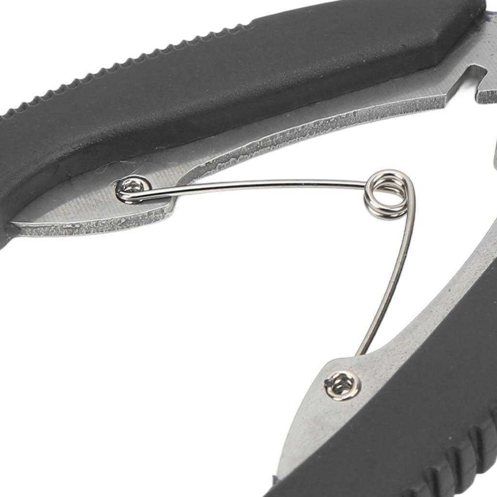 Stainless Steel Fishing Pliers Curved Mouth Lure Wire Cutter Multifunction Lure Pliers for Outdoor Fishing
