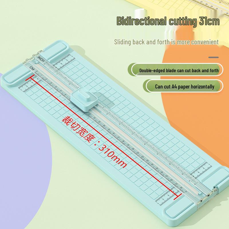 Four-in-One Paper Cutter: Versatile Cutting Tool with Replacement Blades