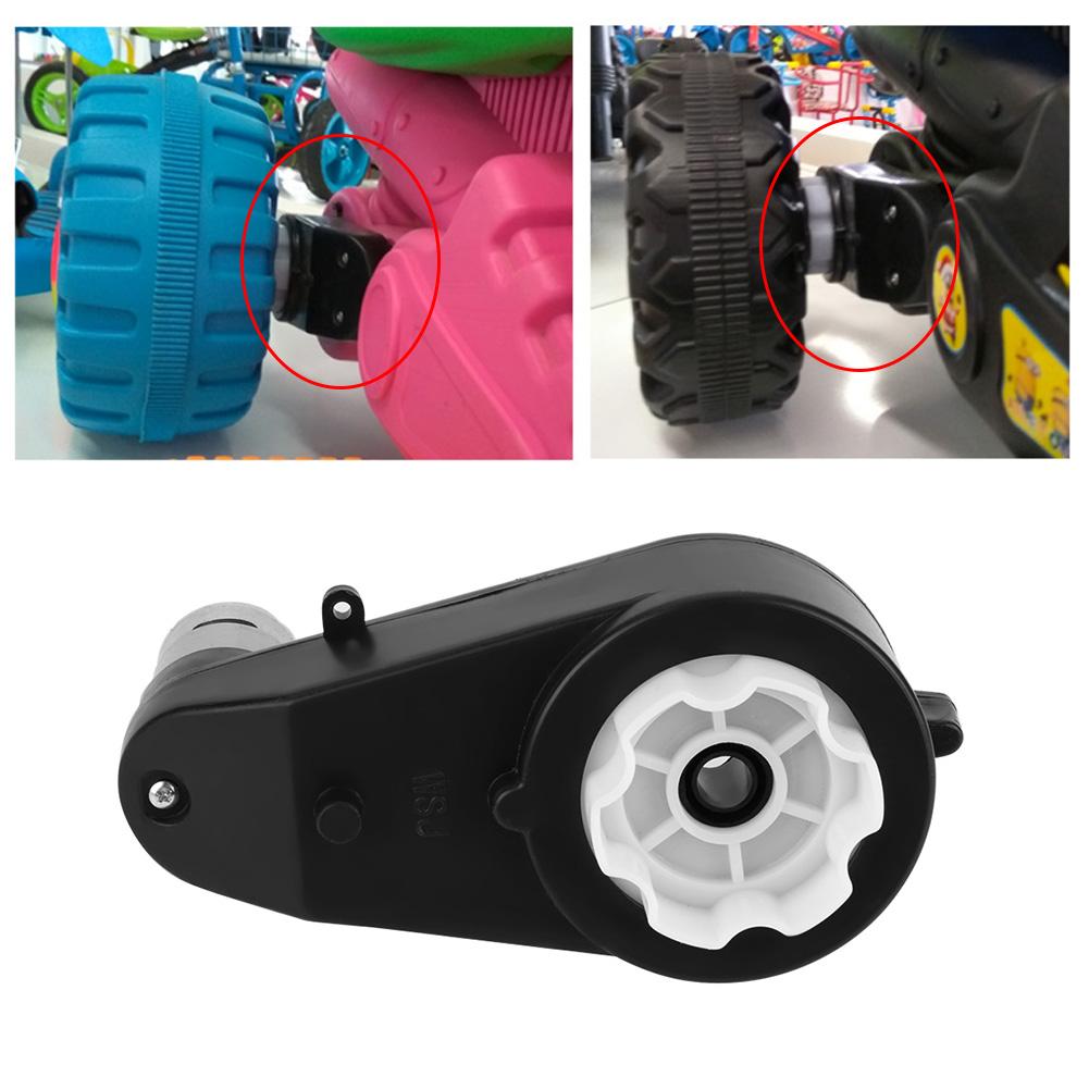 1pc Gear Box Low Noise WeAr resistant Electric Motor Gearbox for Kids Car Toy (12V18000RPM)