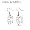Fashion Knuckles Dangle Drop Earrings Vintage Goth Aesthetic Cool Long Earrings for Women Designer Jewelry Accessories