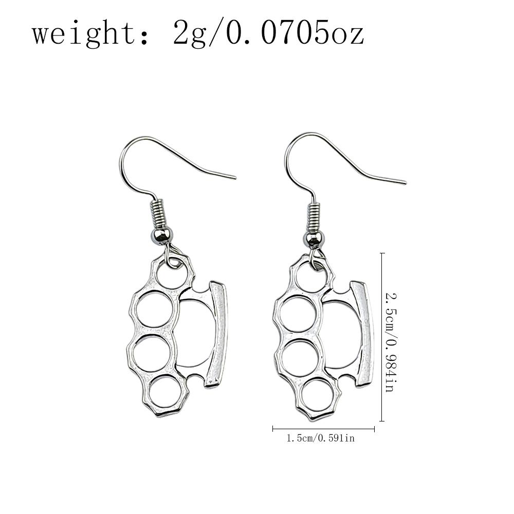 Fashion Knuckles Dangle Drop Earrings Vintage Goth Aesthetic Cool Long Earrings for Women Designer Jewelry Accessories