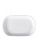 Xiangyuan White Melamine Rice Noodle Plate - Porcelain-Like Creative Hot Pot and Restaurant Tableware.