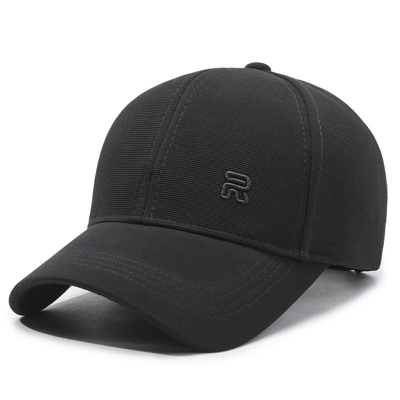 

Adjustable Sun Shield Baseball Hat With Curved Peak For Autumn Outdoor Activities серый