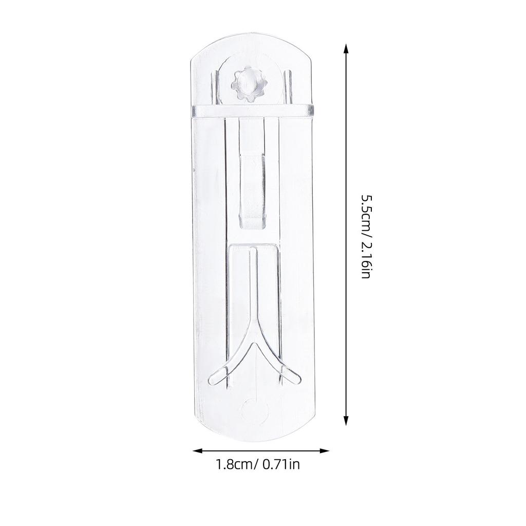 20Pcs Shelf Support Peg Plastic Clear Locking Clips Heavy Duty Adjustable Shelving Brackets Cabinet Support Clips