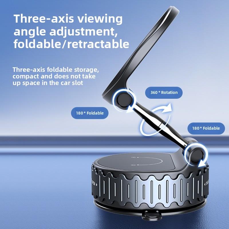 Magnetic Car Phone Holder 360° Free rotation Fold Storage Multifunctional Mobile phone stand Support iPhone &Android mobile phone