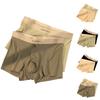 Men's Seamless Boxer Briefs Thin Breathable Underwear Stretch Fabric Soft Waistband Two Pack
