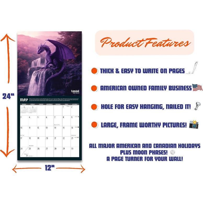 2026 Dragons Calendar