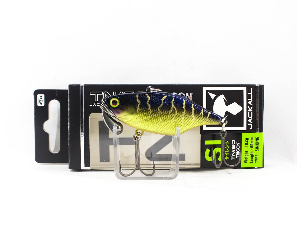 Jackall TN 60 Trigon Silent Vibration Lure Blue Champagne Tiger (3954)