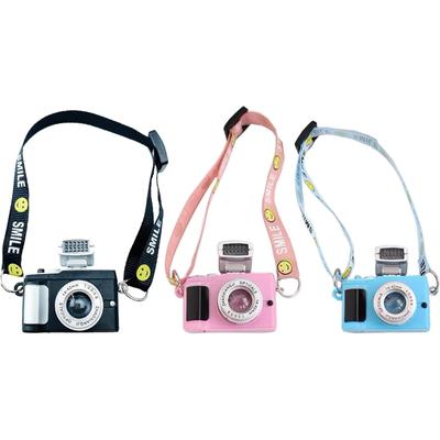 Pureseek Mini Camera, Plush Toy, Doll, Figure, Accessory, Small Item, Compatible with Approximately 20cm Plush Toys, Set of 3 Colors