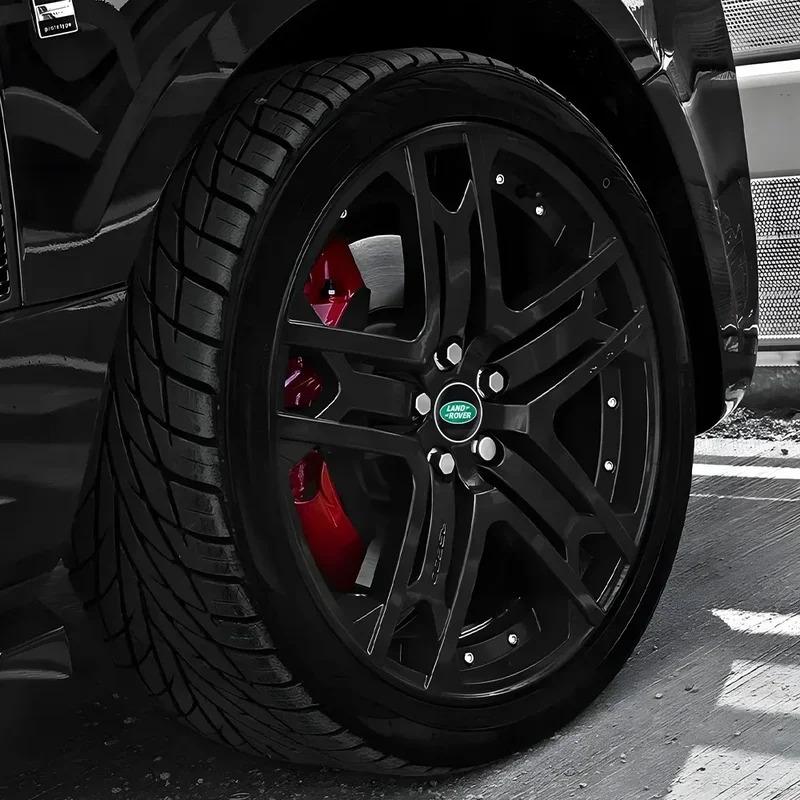 For Land Rover Range Rover SVR 2 Evoque Discovery 3 Freelander  56mm Car Wheel Center Hub Cap Tire Cover Sticker Decoration