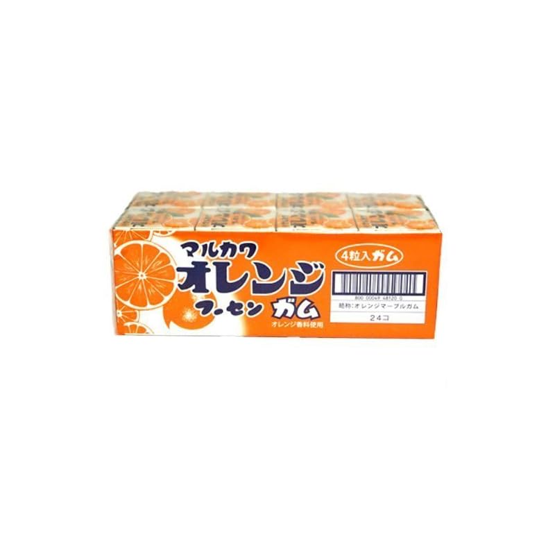 

Marukawa Seika orange marble gum 4 grains x 24 pieces