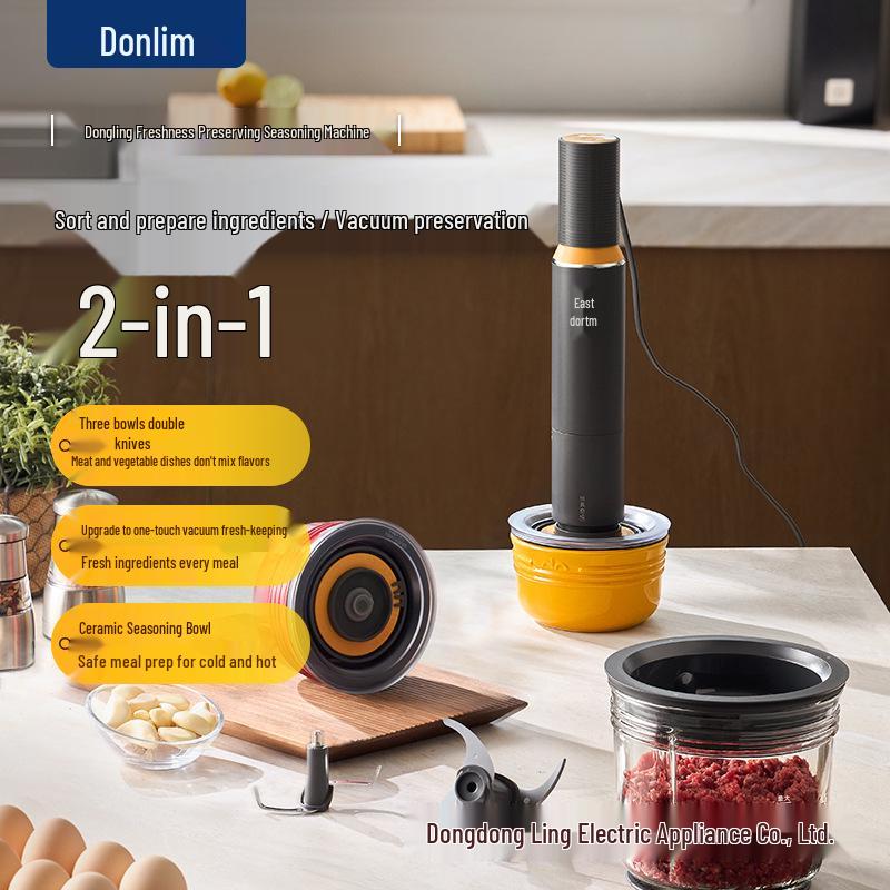 Donlim Multi-function Vacuum Sealer & Meat Grinder Meal Prep Cooker. DL-5029