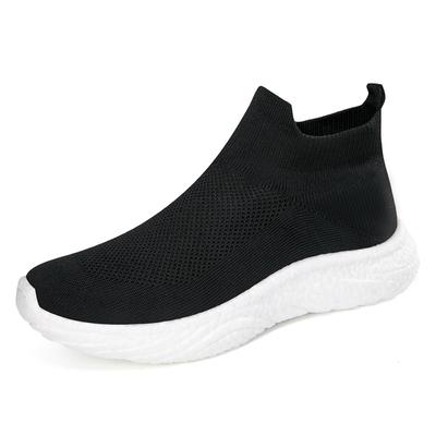 Men's Casual Sneakers Comfortable Elastic Socks Shoes Women's Lightweight Non-slip Walking Shoes Breathable Sports Running Shoes