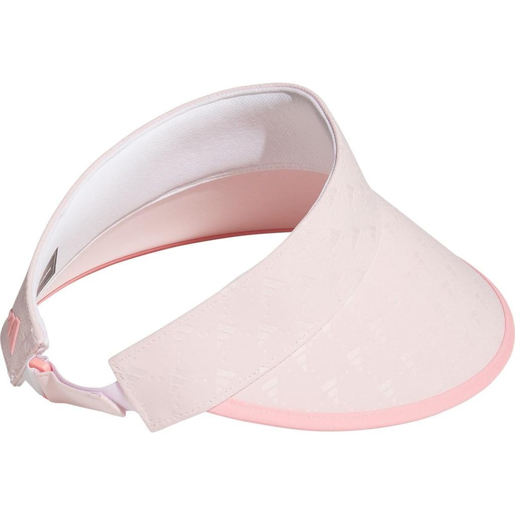 Adidas Golf Monogram Print Wide Sandy Pink Women's Visor, JTC23,