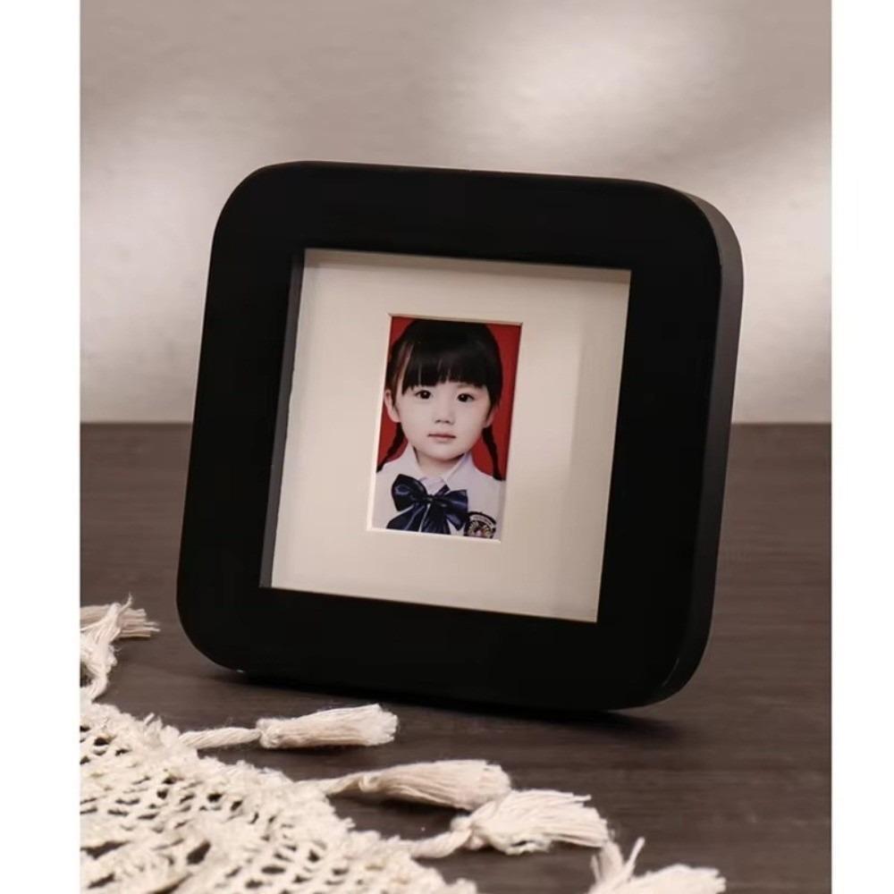 

New Mini Picture Frame 9x9cm Home Decor Children s Photo Frame Vintage Porta Retrato Decoration Frames Gift no paper jam чёрный
