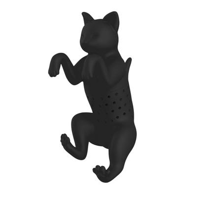 Silicone Cat Tea Infuser Hassle-Free Brewing Dishwasher Safe Cute Portable Loose Leaf Tea Strainer Teapot Kitchen Accessories